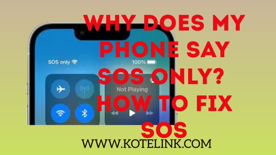 Why Does My Phone Say SOS Only How to Fix SOS